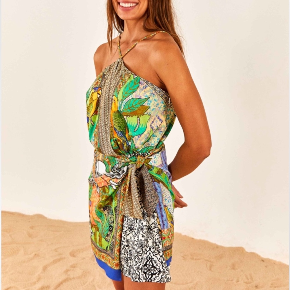 Gayatri Halter Neck Mini Dress